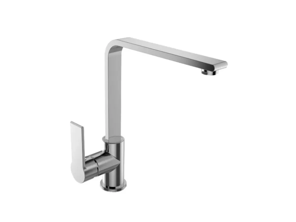 Akce Mereo Dita dřezová stojánková baterie s ramínkem nad pákou výška 271 mm mosaz chrom CBE20103D