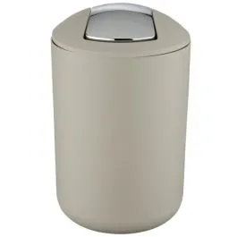 Wenko Brasil odpadkový koš 6.5 l chrom-béžová 21222100 Rychlé Dodání