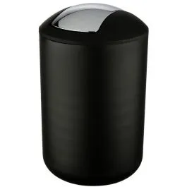 Koupit Online Wenko Brasil odpadkový koš 6.5 l chrom-černá 21212100