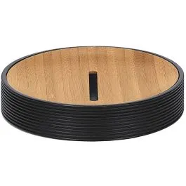 Časově Omezené Kleine Wolke Kyoto miska na mýdlo Stojící černá-dřevo 5079926853