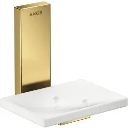 Axor Universal Rectangular miska na mýdlo Nástěnné bílá-zlatá 42605990 Nejprodávanější
