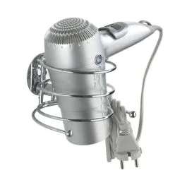 Rychlé Dodání Wenko Turbo-Loc rund Stahl držák na fén na vlasy || 18770100