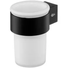 BISK Futura black kelímek na čištění zubů bílá-černá 02959 Horká Nabídka