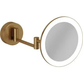 Akční Nabídka Kludi Vela R kosmetické zrcátko 20.2x20.2 cm kulaté s podsvícením 58995N1W