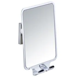 Wenko VL Quadro kosmetické zrcátko 14x19.5 cm obdélníkové stříbrná 22693100 Ověřený