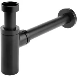 Časově Omezené Ferro sifon k umyvadlu lahvová černá S282-BL