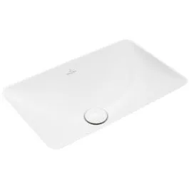 Značkový Villeroy & Boch Loop & Friends umyvadlo 45x28 cm obdélníkový pod pult bílá 4A5601R1