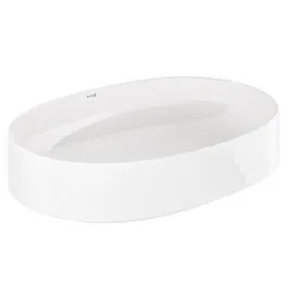 Akce Kludi Resa O umyvadlo se zátkou 60x40 cm oválné na pult bílá 58CW2043