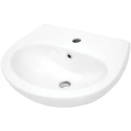 Vrácení Zdarma Deante Jasmin umyvadlo 51.8x40.3 cm polokulatý bílá CDJ6U5W