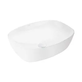 Ksuro 103 umyvadlo 49.5x38.5 cm obdélníkový na pult bílá 20808000 Aktuální