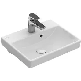 Aktuální Villeroy & Boch Avento umyvadlo 45x37 cm obdélníkový klasický-nábytkový bílá 73584501