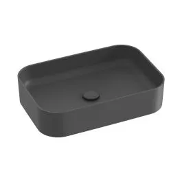 Bezpečná Platba Ravak Ceramic umyvadlo 55x37 cm obdélníkový na pult antracitová XJX03155003