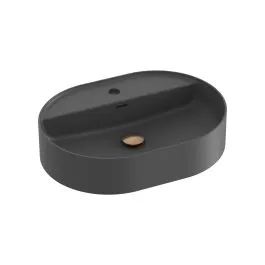 Akční Nabídka Ravak Ceramic umyvadlo 55x40 cm oválné na pult antracitová XJX03155001