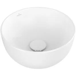 Cenová Bomba Villeroy & Boch Artis umyvadlo 32.5x32.5 cm kulatý na pult bílá 438932RW