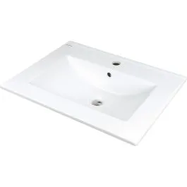 Vrácení Zdarma Deante Tubo umyvadlo 61.5x46.5 cm obdélníkový nábytkový bílá CTU_646M