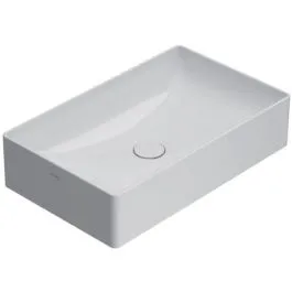 Rychlé Dodání Globo T-Egde umyvadlo 61x37 cm obdélníkový na pult bílá B6R63.BI