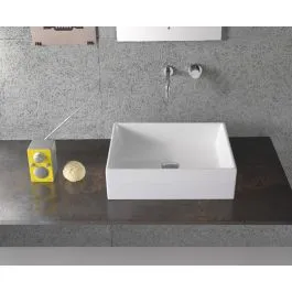 Globo Forty3 umyvadlo 50x37 cm obdélníkový na pult bílá FO050.BI Expresní Doručení