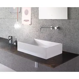 Globo Forty3 umyvadlo 60x37 cm obdélníkový na pult bílá FO062.BI Nová Kolekce