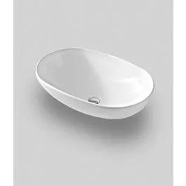 Ihned K Objednání Art Ceram La Ciotola umyvadlo 70.5x44 cm oválné na pult bílá LCL00201;00
