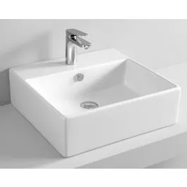 Hit Sezóny Art Ceram Quadro umyvadlo 50x48 cm obdélníkový na pult bílá QUL00201;00