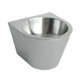 Nová Kolekce Faneco umyvadlo 36x36 cm polokulatý klasický odolnost vůči vandalismu ocel N13036C.S