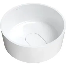 Značkový Omnires Cadence M+ umyvadlo 42x42 cm kulatý na pult bílá CADENCER420BP