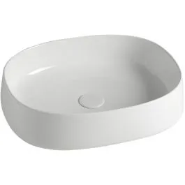 Značkový Sapho Jumper umyvadlo 50x40 cm obdélníkový na pult bílá WH071