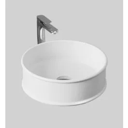 Pouze Dnes Art Ceram Atelier umyvadlo 44x44 cm kulatý na pult bílá ATL00105;00