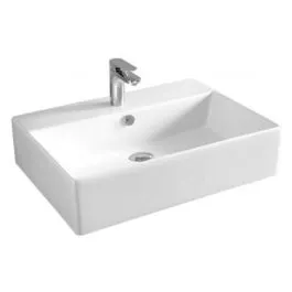 Art Ceram Quadro umyvadlo 65x48 cm obdélníkový na pult bílá QUL00301;00 Autentický