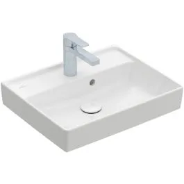 Zlevněný Villeroy & Boch Collaro umyvadlo 50x40 cm obdélníkový klasický-nábytkový bílá 43345101