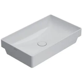 Finální Výprodej Globo T-Egde umyvadlo 61x37 cm obdélníkový zápustný bílá B6R61.BI