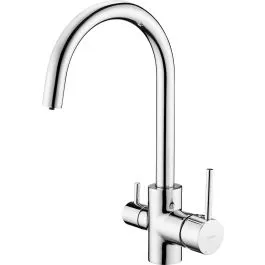 Časově Omezené Deante Aster baterie pro vodní filtr stojící chrom BCH064M