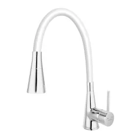 Cenová Bomba Ferro Zumba II kuchyňská baterie stojící chrom-bílá BZA42W