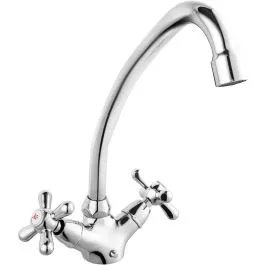 Ferro Retro kuchyňská baterie stojící chrom XR4 Víkendová Akce