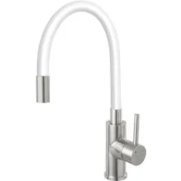 Nejlepší Volba Ferro Zumba kuchyňská baterie stojící bílá-inox BZA4WSS