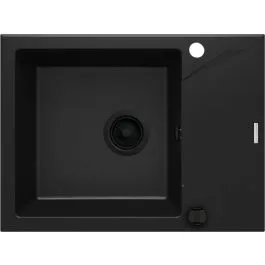 Akce Deante Evora granitový dřez 59x44 cm černá ZQJ_N11A