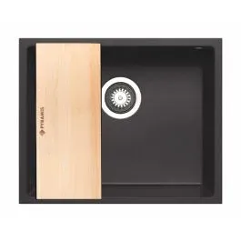 Pyramis Tetragon závěsný dřez 50x40 cm černá 070217501D Nejlepší Cena