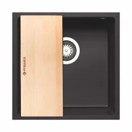 Pyramis Tetragon závěsný dřez 40x40 cm černá 070229811D Časově Omezené