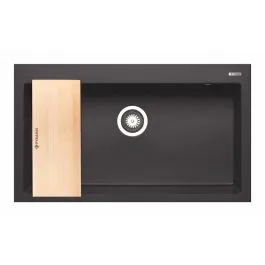 Pyramis Istros granitový dřez 86x50 cm černá D070229701WD Víkendová Akce