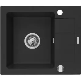Pyramis Sparta Mini granitový dřez 56x46 cm černá 070180112 Poslední Šance