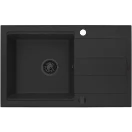 Pyramis Sparta Plus granitový dřez 78x48 cm černá 070175802 Ověřený