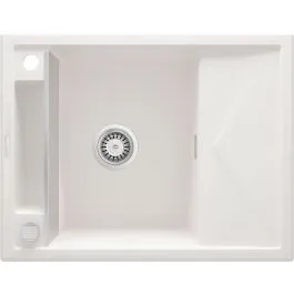 Výhodná Nabídka Deante Magnetic granitový dřez 64x50 cm bílá ZRM_A11A