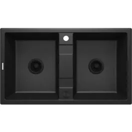 Sezónní Sleva Deante Eridan granitový dřez 86x50 cm šedá/grafitová/onyx ZQE_G203