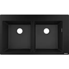 Akční Nabídka Hansgrohe S 51 granitový dřez 86x49 cm černá 43316170