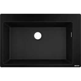 Značkový Hansgrohe S 51 granitový dřez 77x51 cm černá 43313170