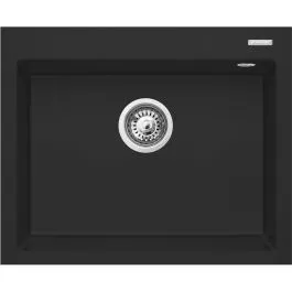 Must-Have Pyramis Istros granitový dřez 61x50 cm černá 070181112