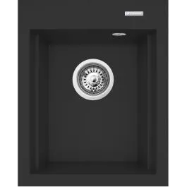 Aktuální Pyramis Siros granitový dřez 48x39 cm černá 070181012