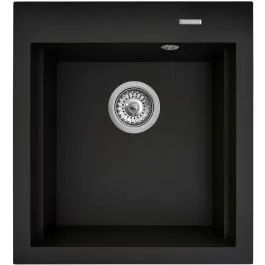 Pyramis Siros granitový dřez 47x51.5 cm černá 070168901 Sezónní Sleva