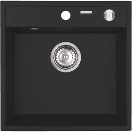 Pyramis Camea granitový dřez 40x40 cm černá 070168201 Hit Sezóny