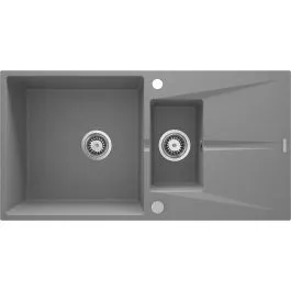 Rychlé Dodání Deante Corio granitový dřez 97x50 cm šedá/grafitová/onyx ZRC_S513